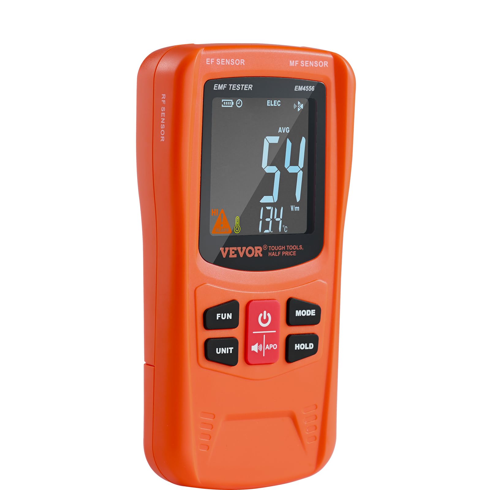 3-in-1 EMF Meter, 5Hz-6GHz, Handheld Rechargeable Electromagnetic Field Radiation Detector, Digital LCD EMF Tester for EF MF RF Home Inspections Outdoor Ghost Hunting 5G Cell Tower Temperature - Image 9