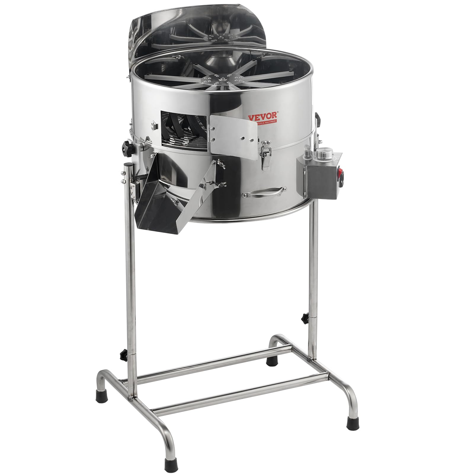 VEVOR 18" Electric Bud Leaf Trimmer, Tillable Trimmer with 60W Adjustable Speed, Stainless-Steel Blades, Mesh Bag & Hand Pruner for Leaves, Bud - Image 10