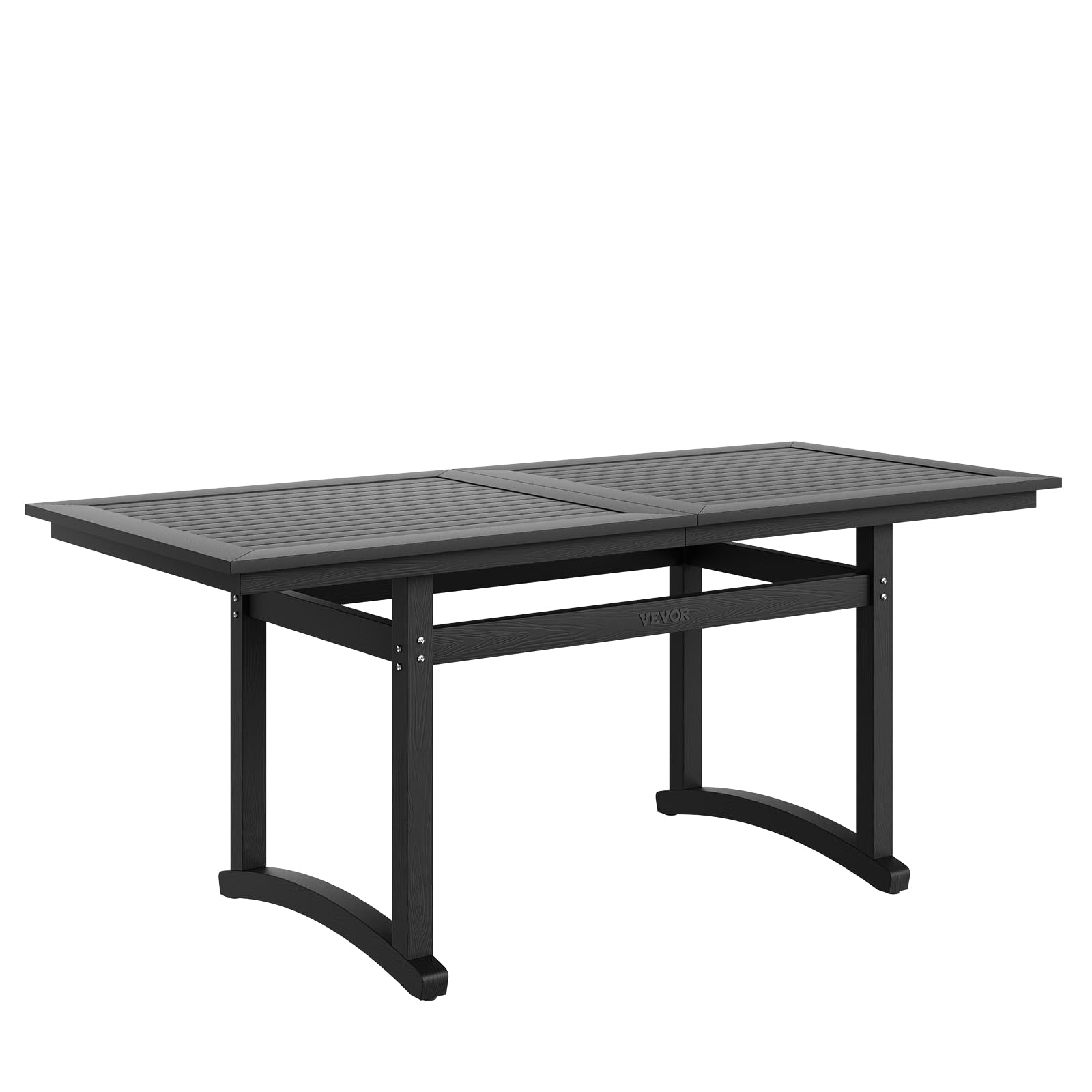 VEVOR 7 Pieces Patio Dining Set, Outdoor Rectangle Furniture Table and Chairs Set, All Weather Garden Furniture Table Sets, HIPS Patio Conversation Set, for Lawn, Deck, Backyard, Poolside - Image 4