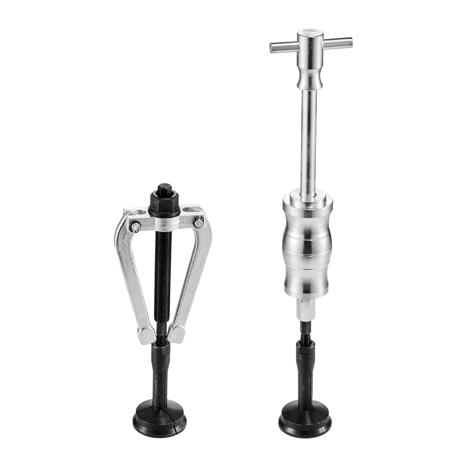 VEVOR Blind Hole Bearing Puller Set, 16-in-1 Inner Bearing Race and Seal Extractor Kit, 16 PCS Slide Hammer Pilot Insert Inner Internal Bearing Removal Tool Set with 10 Split Collets and Counterstay - Image 9