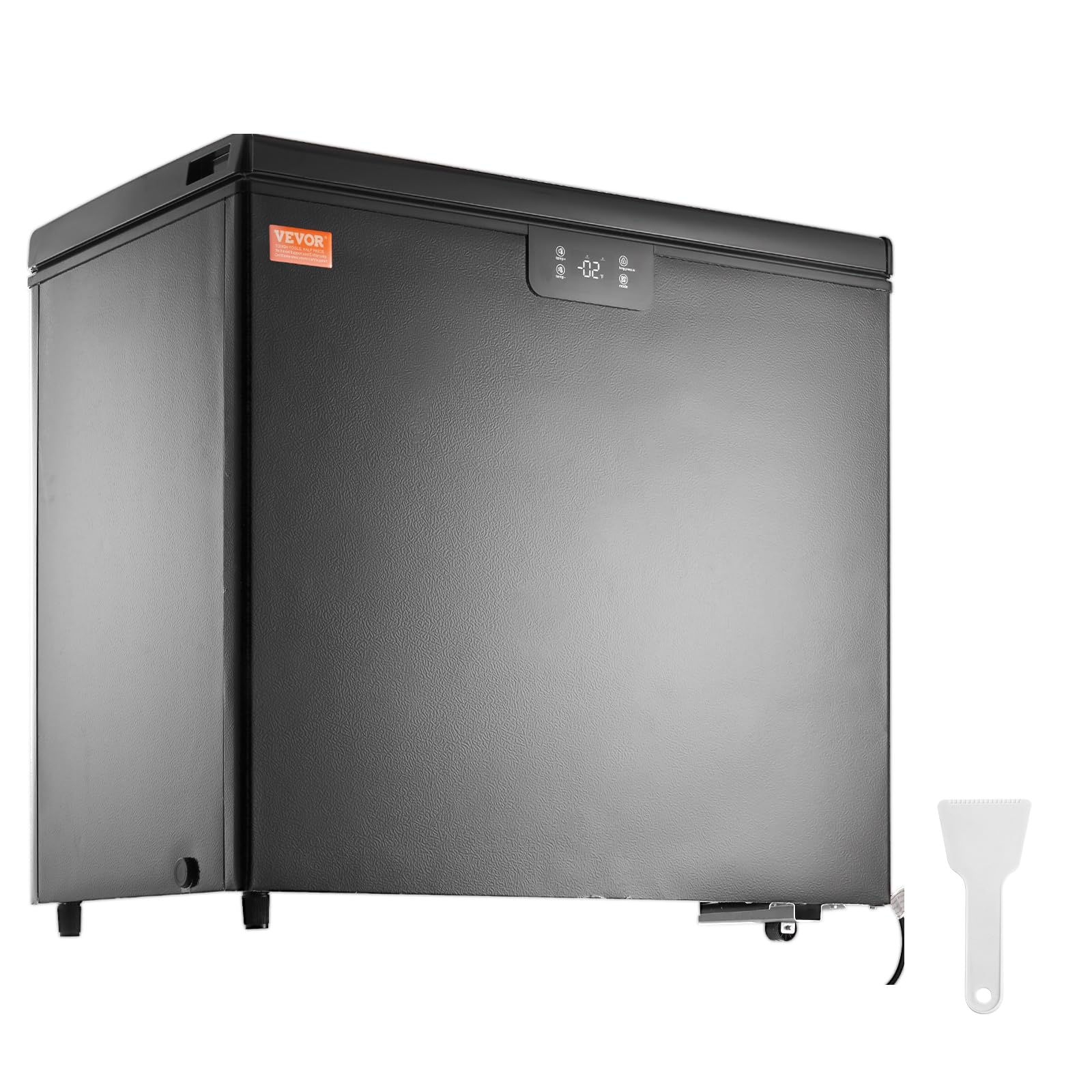VEVOR Chest Freezer, 7 Cu.ft / 198 L Compact Deep Freezer, Free Standing Top Open Door Compact Freezers with 2 Removable Baskets & Adjustable Thermostat, Energy Saving & Low Noise, Black - Image 9