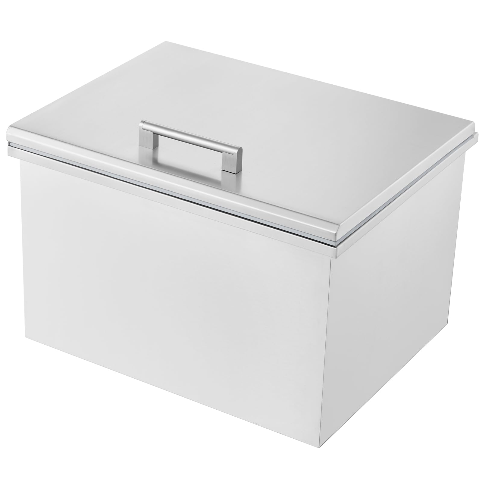 VEVOR Commercial Ice Bin, 125 lbs Portable Ice Caddy, Insulated Ice Carrier with 4 Wheels and Flip Lid, Large Ice Bin for Catering, Kitchens, Bistros, Restaurants, and Bars - Image 11