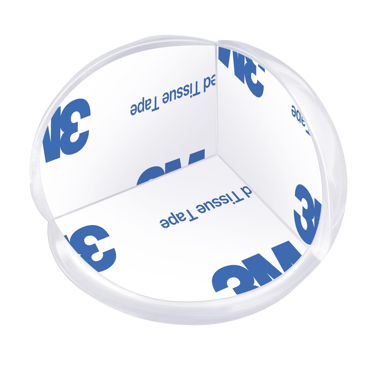 VEVOR Corner Protectors Baby Proofing, 24 Pack, Clear & Transparent Table Corner Guards Covers for Baby Safety, 1.34-inch Depth, 0.28-inch Thickness, Strong Adhesive, Cushion for Furniture Sharp Edges - Image 9