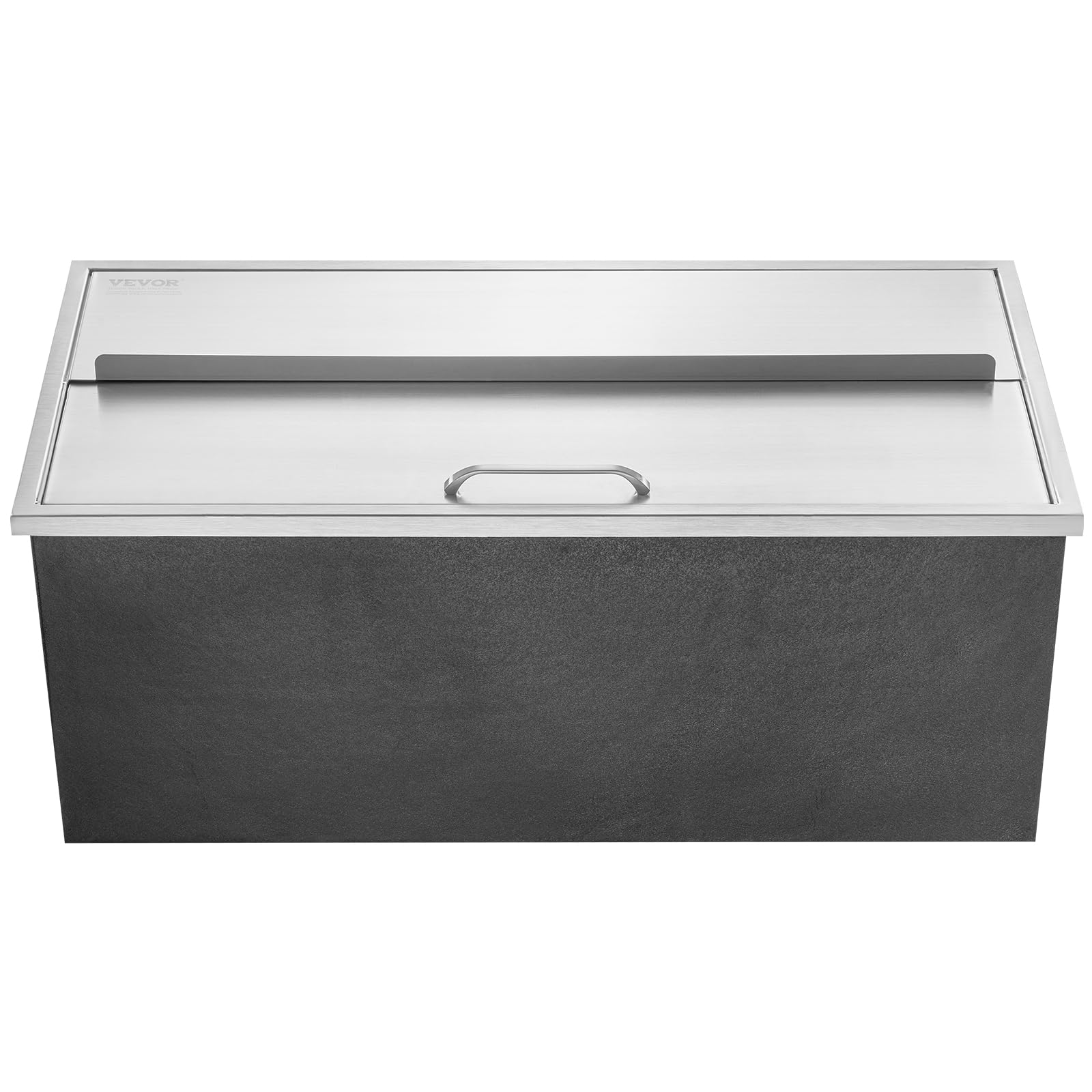 VEVOR Drop in Ice Chest, 36"L x 18"W x 14"H Stainless Steel Ice Cooler, Commercial Ice Bin with Sliding Cover, 40.9 qt Outdoor Kitchen Ice Bar, Drain-pipe and Drain Plug Included, for Cold Wine Beer - Image 9