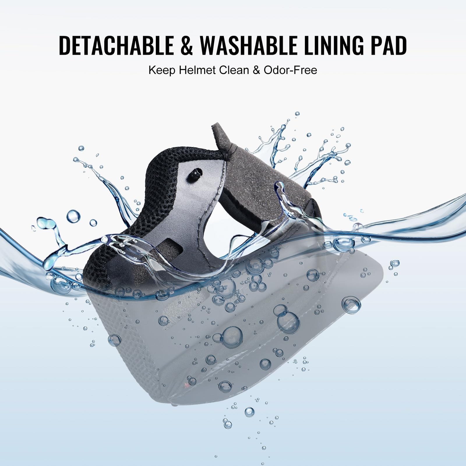 VEVOR Full Face Motorcycle Helmet DOT Approved, Dual Visor & Interchangeable Lens, Smart Street ABS Helmet Comfortable Motocross Helmet, Fit for Youth & Adults - Image 6