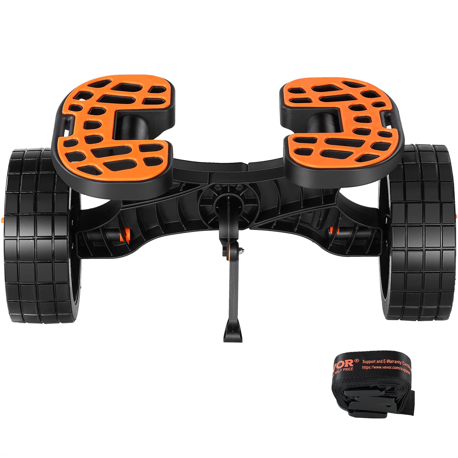 VEVOR Kayak and Canoe Trolley Cart with 10'' Solid Tires，320lbs Load Capacity with Adjustable Brackets and Straps，All-Terrain Durable Kayak Dolly cart - Image 9