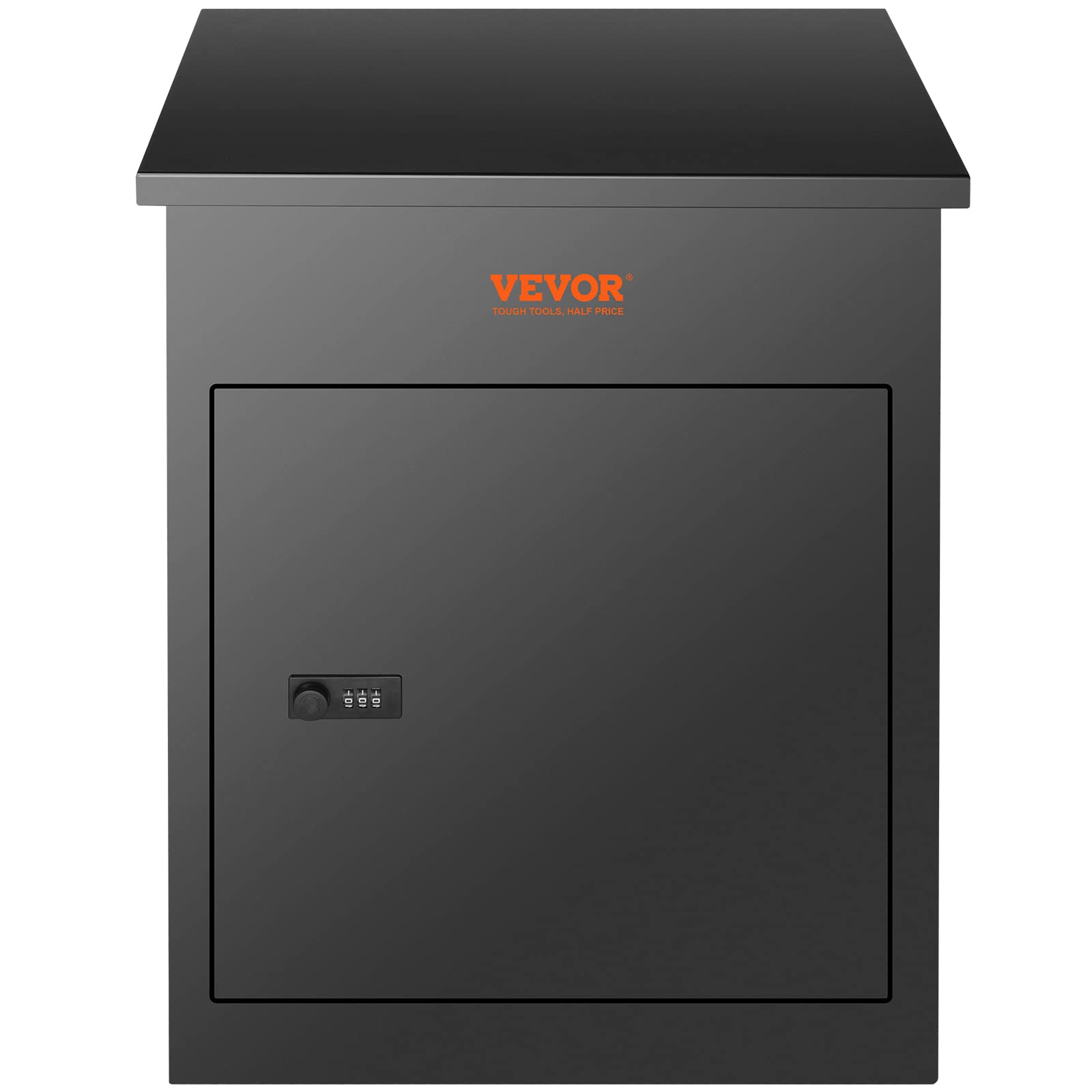 VEVOR Package Delivery Boxes for Outside, Extra Large Mailbox with Coded Lock, Galvanized Steel Wall Mounted Mailboxes 17.3"x13.8"x22.8", Anti-Theft Baffle, IPX3 Waterproof for Porch, Curbside - Image 9