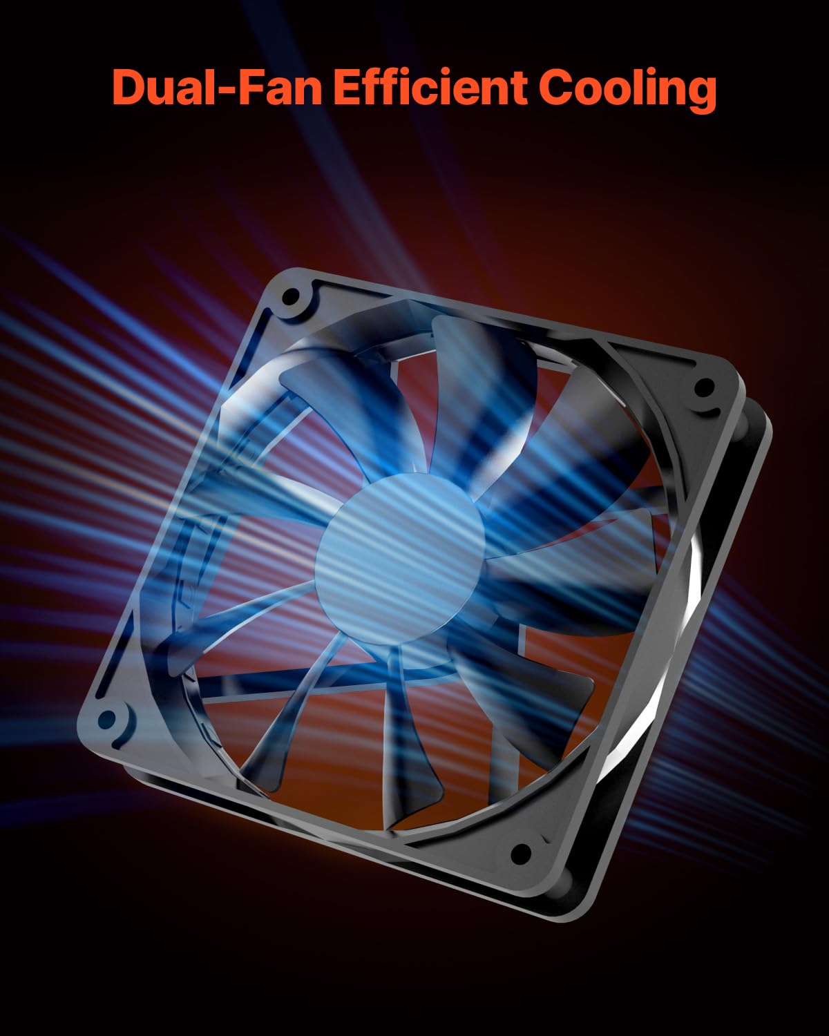 VEVOR PC Gaming Case, Mid-Tower, Computer Case with High-Airflow Tempered Glass Panel, Dust Filter, 2 x 120 mm Fans, Cable Management, for GPU up to 360 mm in Length, Compatible with ATX/M-ATX/ITX - Image 6