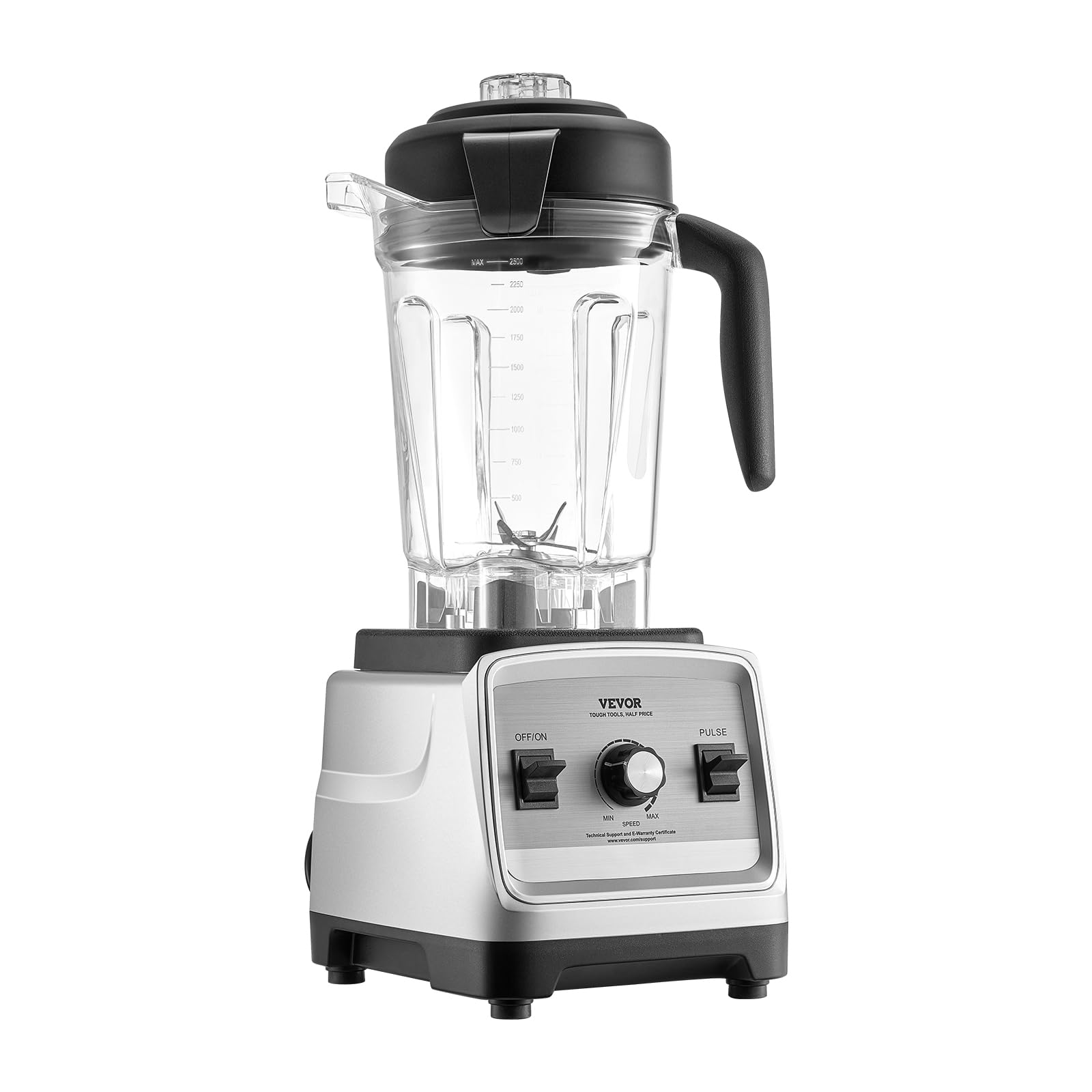VEVOR Professional Blender for Smoothies, 85 oz 1400W,with Powerful Motor, Multi-Functional Food Processing for Smoothie/Milkshake/Juice, Fits for Kitchen - Image 10