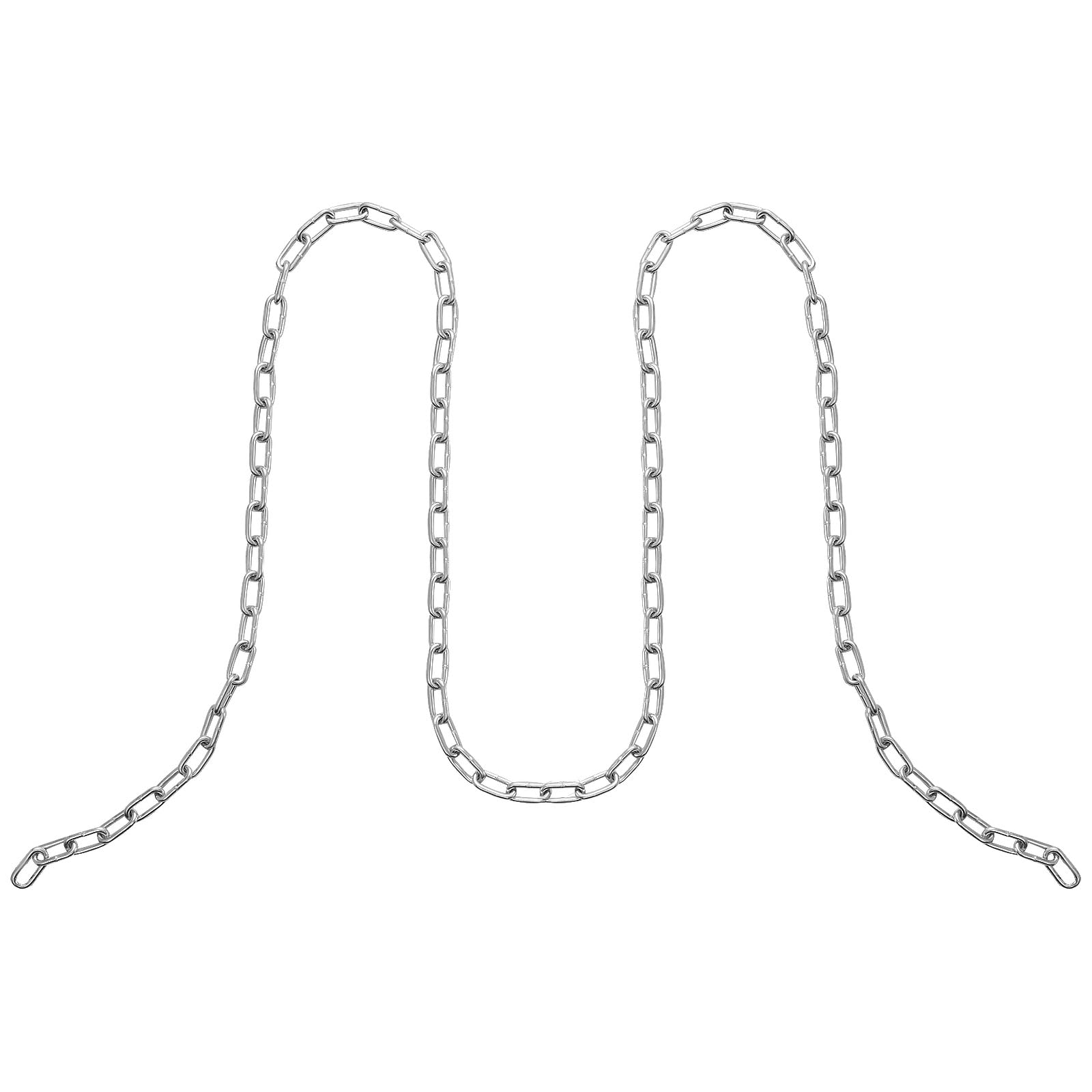 VEVOR Proof Coil Chain, 1/8" x 33', 350 lbs Safe Working Load, Zinc Plated Proof Tested Coil Chain with Two Quick Links, Galvanized Carbon Steel Link Chain for Towing, Hanging, Camping, Pet Towing - Image 11