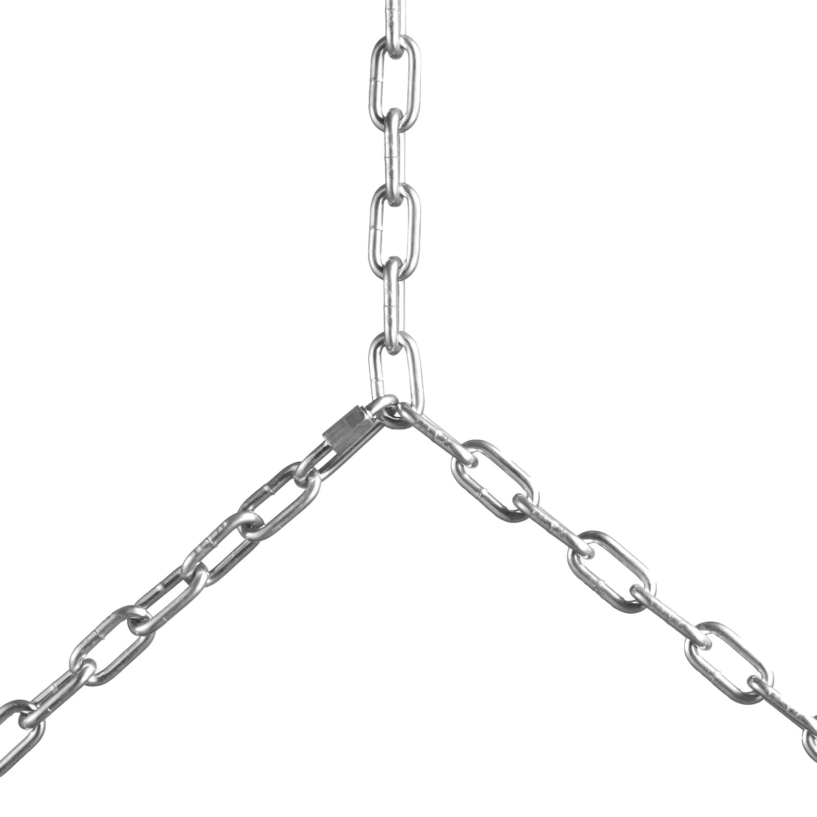 VEVOR Proof Coil Chain, 1/8" x 33', 350 lbs Safe Working Load, Zinc Plated Proof Tested Coil Chain with Two Quick Links, Galvanized Carbon Steel Link Chain for Towing, Hanging, Camping, Pet Towing - Image 12