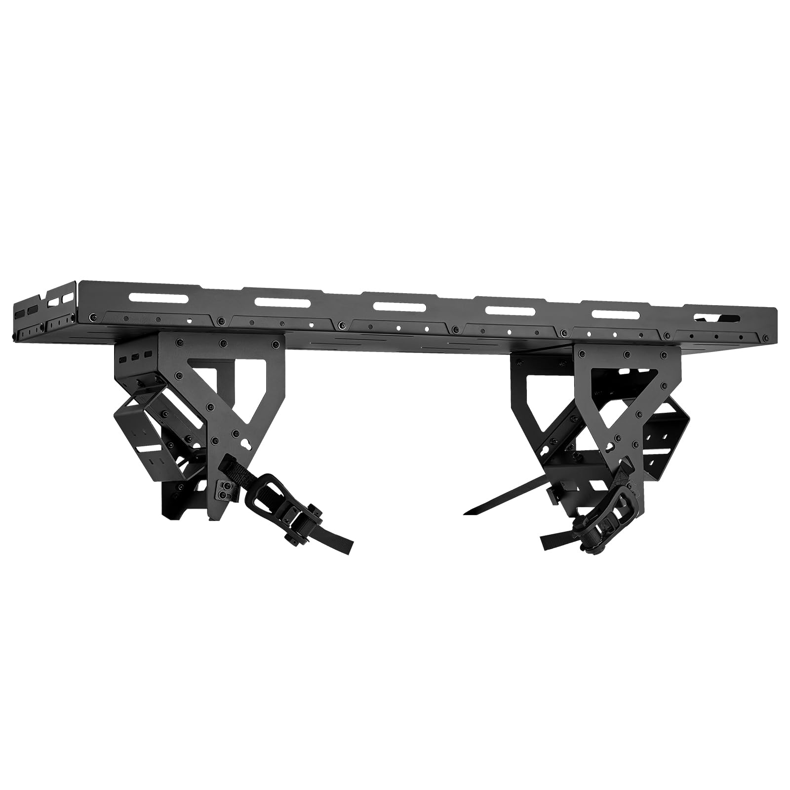 VEVOR Spare Tire Cargo Basket, for 30-40 Inch Tires, Fit for 1976-2024 Jeep Wrangler JK JL TJ YJ CJ, 80 lbs Load Capacity, Utility Cargo Basket Rack Storage Tray Replacement, No-Drill Installation - Image 9