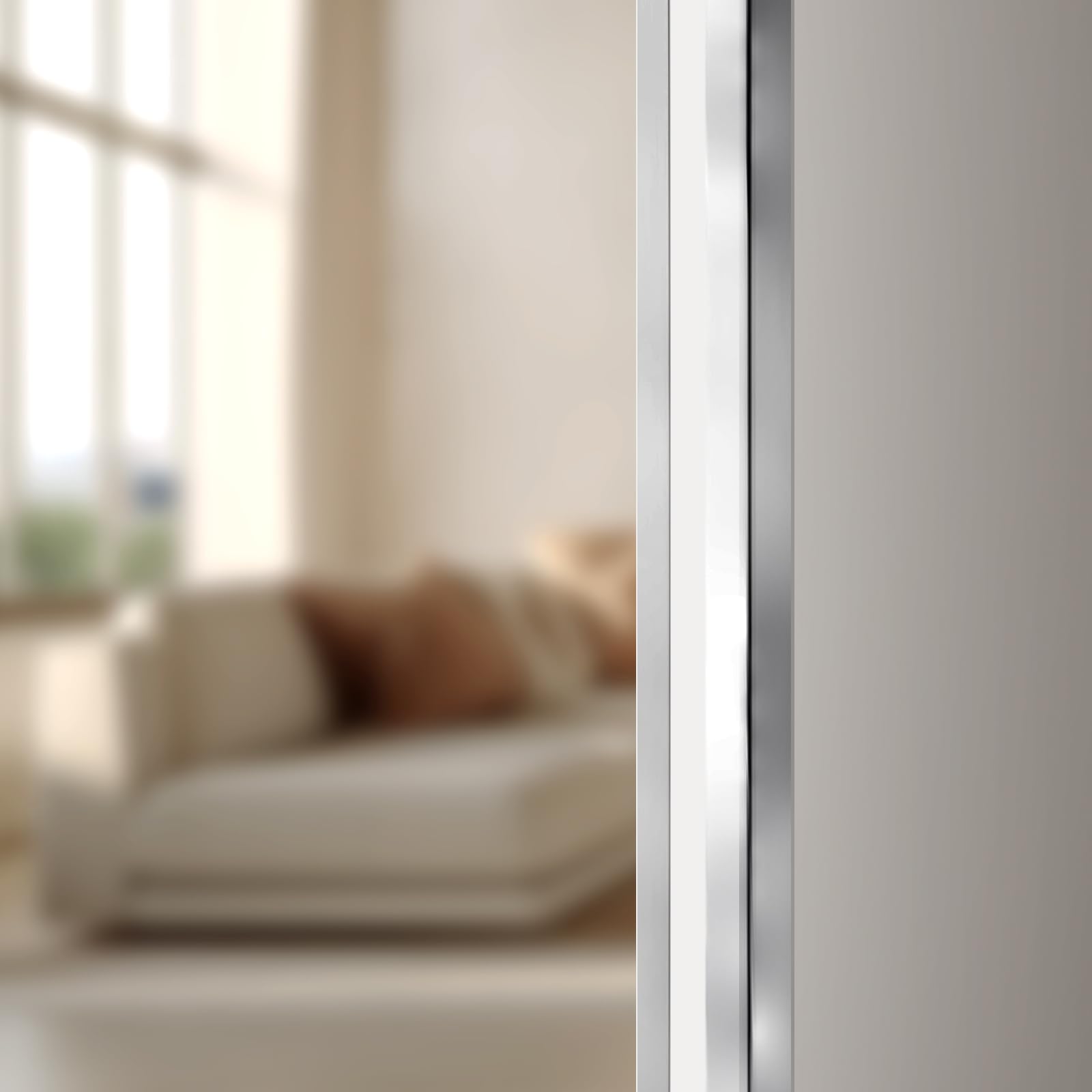 VEVOR Stainless Steel Wall Corner Protector, 2 x 2 x 48 inch, 10 Pack Metal Corner Guards, 304 Stainless Steel Edge Trim 90-Degree Angle for Home,Office,Commercial Wall Protection, with 3m Tape - Image 8